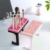 Silicone Makeup Brush Holder Drying Stand Makeup Set Storage Case Nail Pen And Painting Brush Organizer Fit For All Size Handle