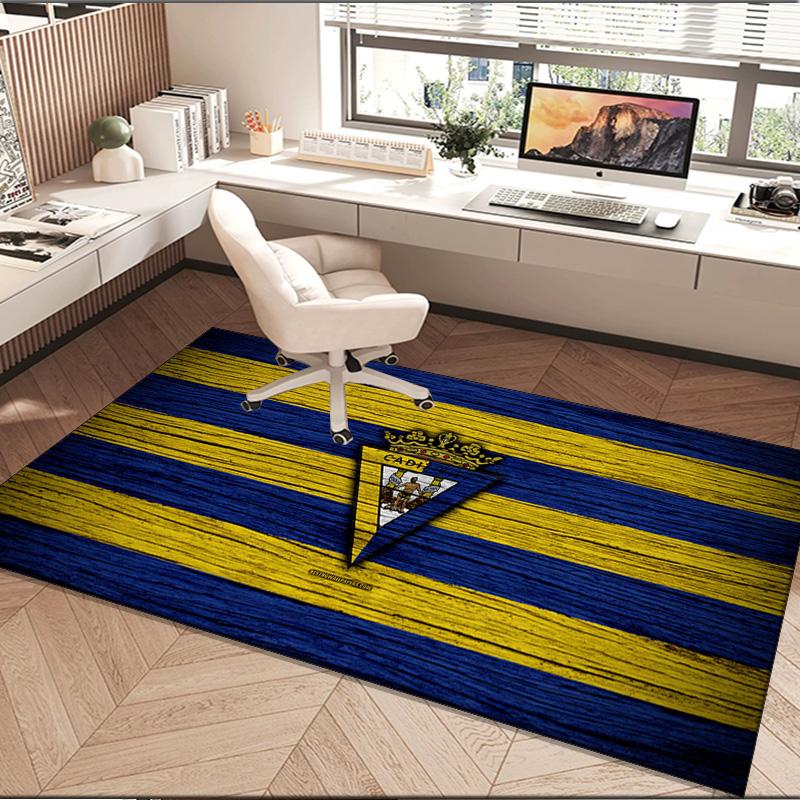 1PC rug Cadiz Cf Badge Design Carpet, Chair Rug,Area Rug for Office Bedroom living rooms bedroom, Doormat decor Christmas fan gifts