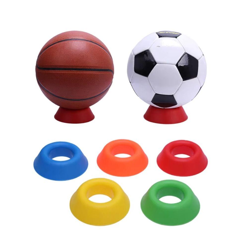 Durable Basketball Exhibition Base Stable Football Display Rack Soccer Ball Stand Sports Equipment
