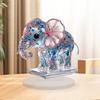 Cartoon Elephant Ornament Acrylic Home Decor Living Room Bedroom Desktop Ornament