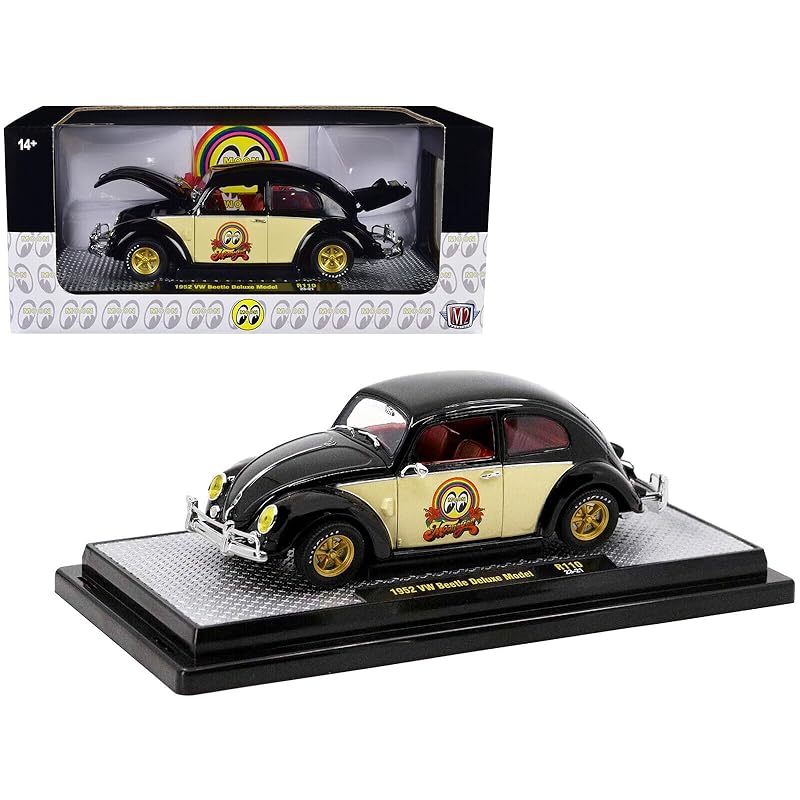 

M2 Machines 1/24 moon eyes volkswagen 1952 black/beige Mooneyes mini car
