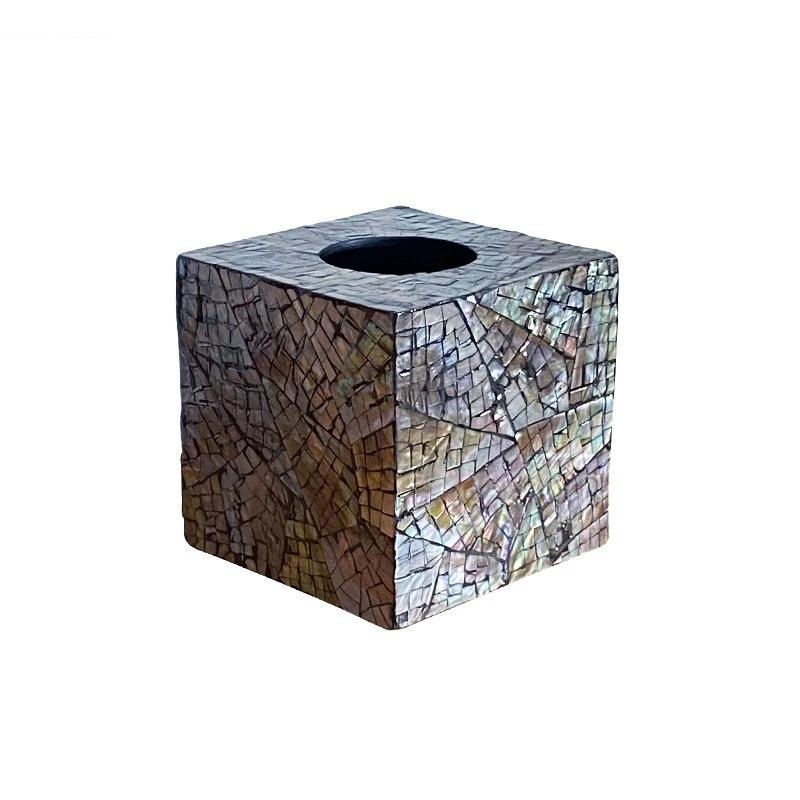 Light Luxury Tissue Box Household Extractable Napkin Paper Living Room Table Decorative Ornaments