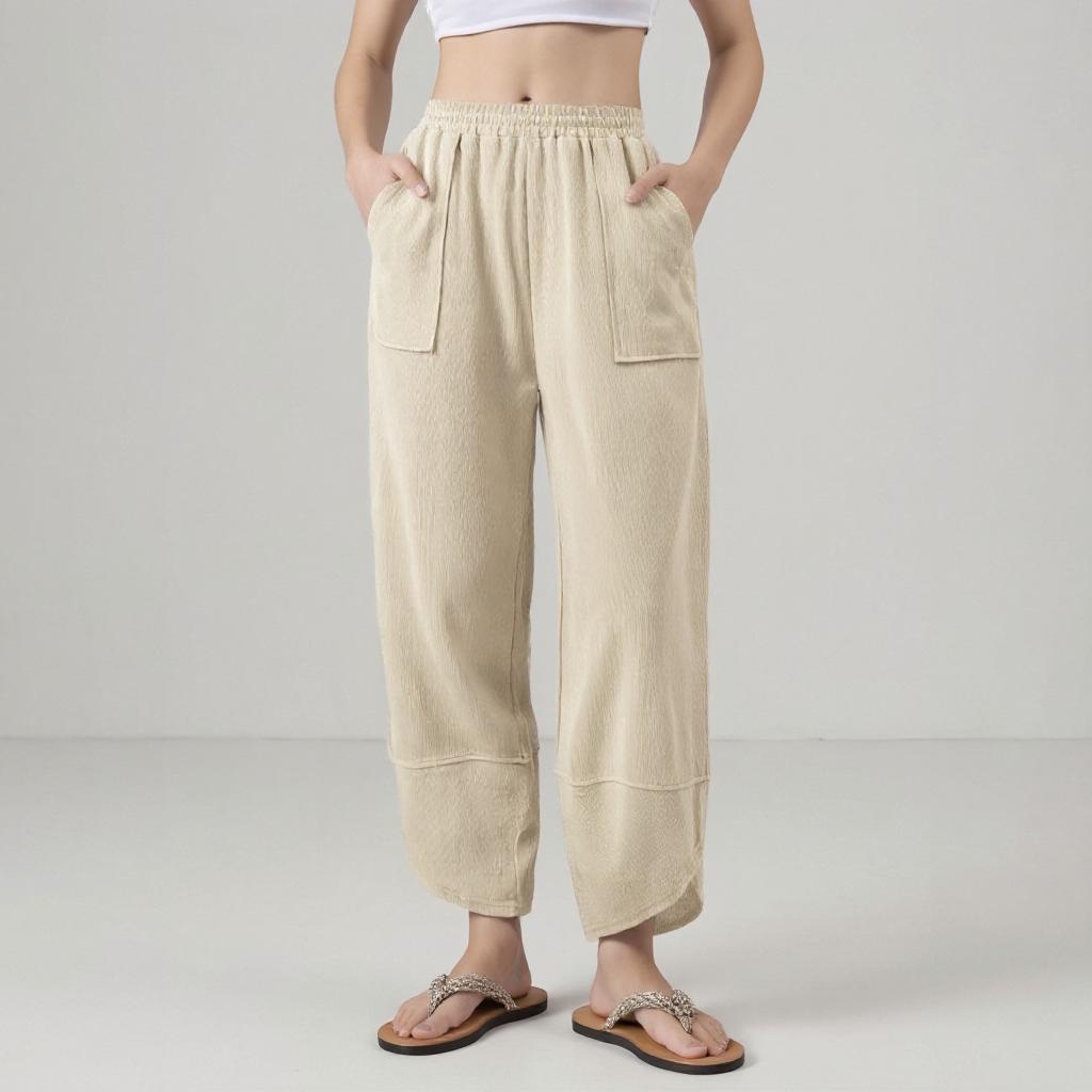 Womens Sweatpants With Pockets Solid Color