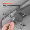 Car Magnetic Glasses Clip Sun Visor Glasses Holder Card Ticket Clip For KIA Stinger Optima Cerato Soul Venga Forte Spectra ZC1