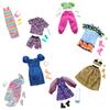 Coleção de Moda Barbie e Acessórios para 3 e GVK06 Pacote de 8 [Vestidos Bonecas] [Idades Acima]