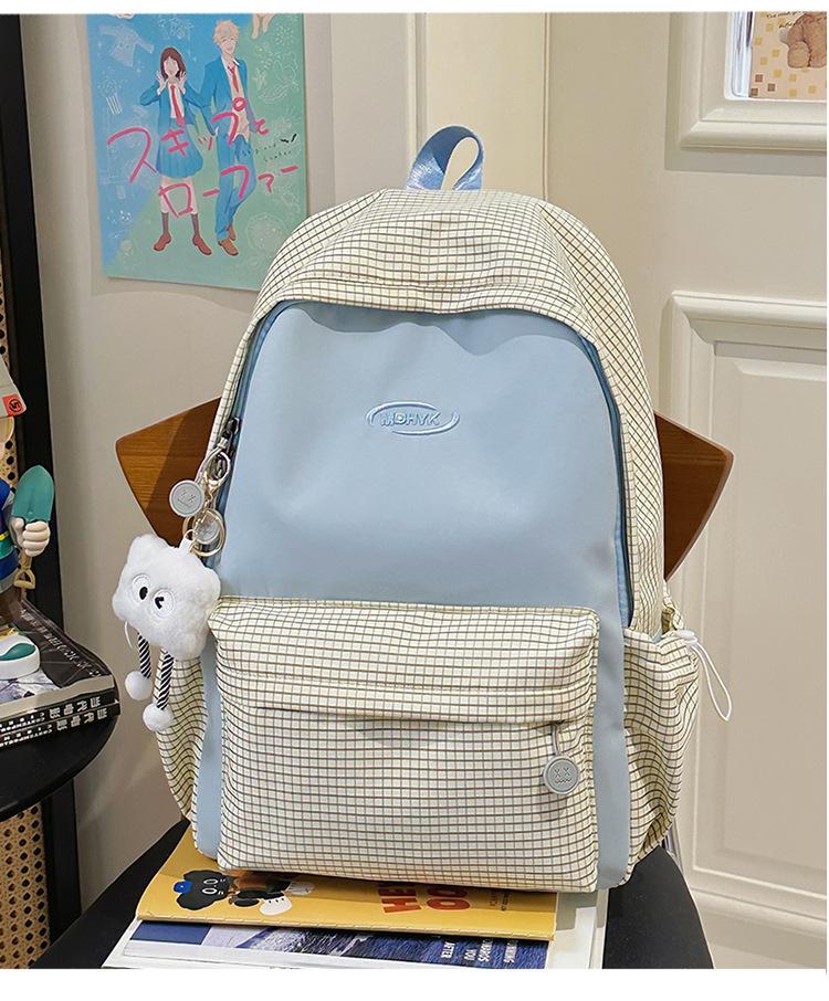The new large-capacity multi-compartment versatile schoolbag for junior high school students, Mori college style, fresh and sweet casual backpack