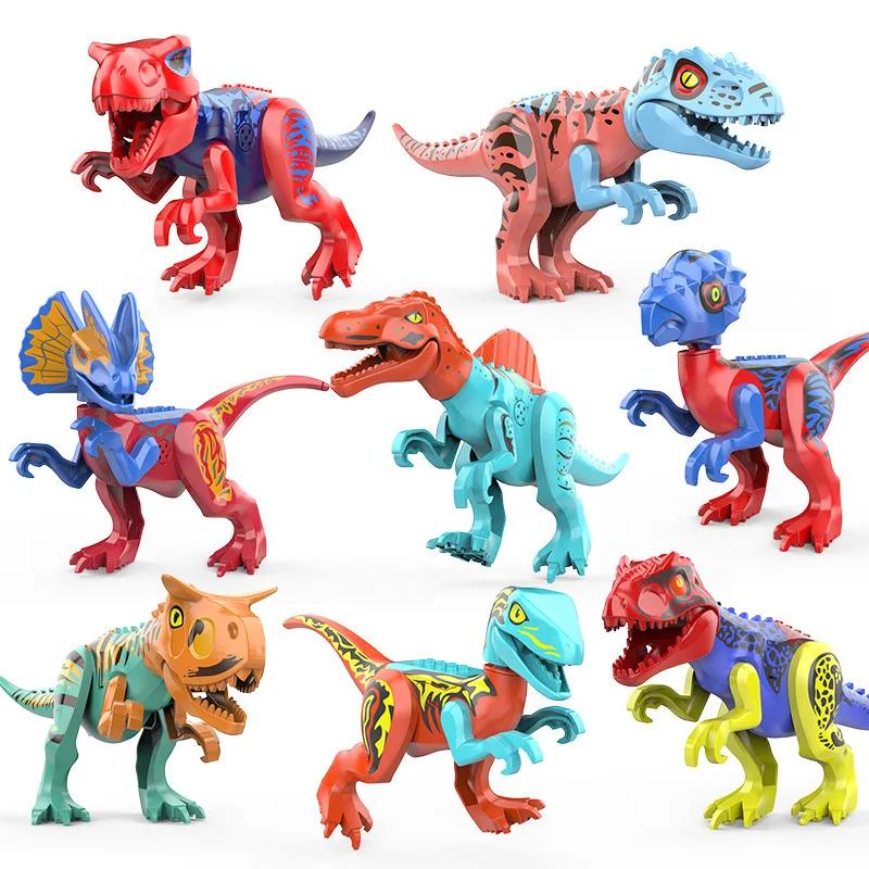 Big Size Assembled Building Bricks Toy Dinosaur World Triceratops Tyrannosaurus Children Animal Model Bricks Toys for Boys Gifts Premium Quality