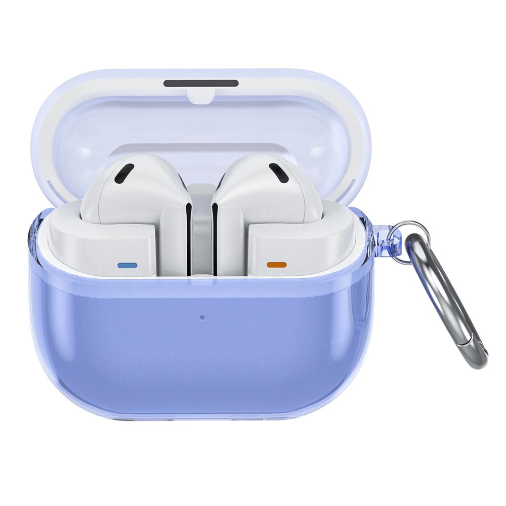 For Samsung Galaxy Buds3/Buds3 Pro Case TPU Wireless Earphone Cover with Carabiner