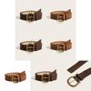 Womens Fashion Belt With Vintage Handcrafted Rope And Pin Buckle For Casual And Office Wear