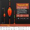3pcs Buoyant Material Ice Fishing Float Multi-Color Buoy Floats  Carp Fishing