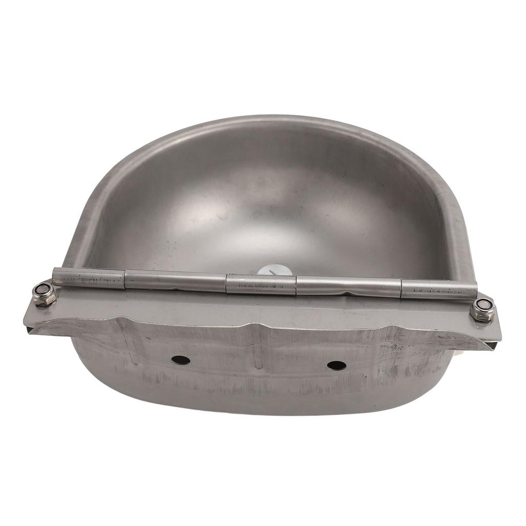 Automatic Water Bowl Stainless Steel Dog Auto Water Dispenser Livestock Waterer with Float Valve