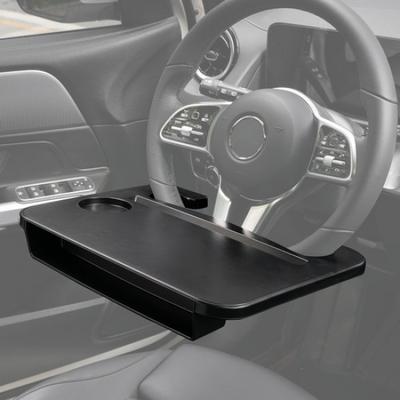 Car Steering Wheel Tray Table 2-in-1 Food Drink Holder Gap Seat Filler Organizer