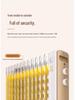 Elegant Electric Oil Radiator: Multifunctional Home Heater with Humidifier, Hot Air Fan, Gas Stove, and Clothes Dryer for Winter