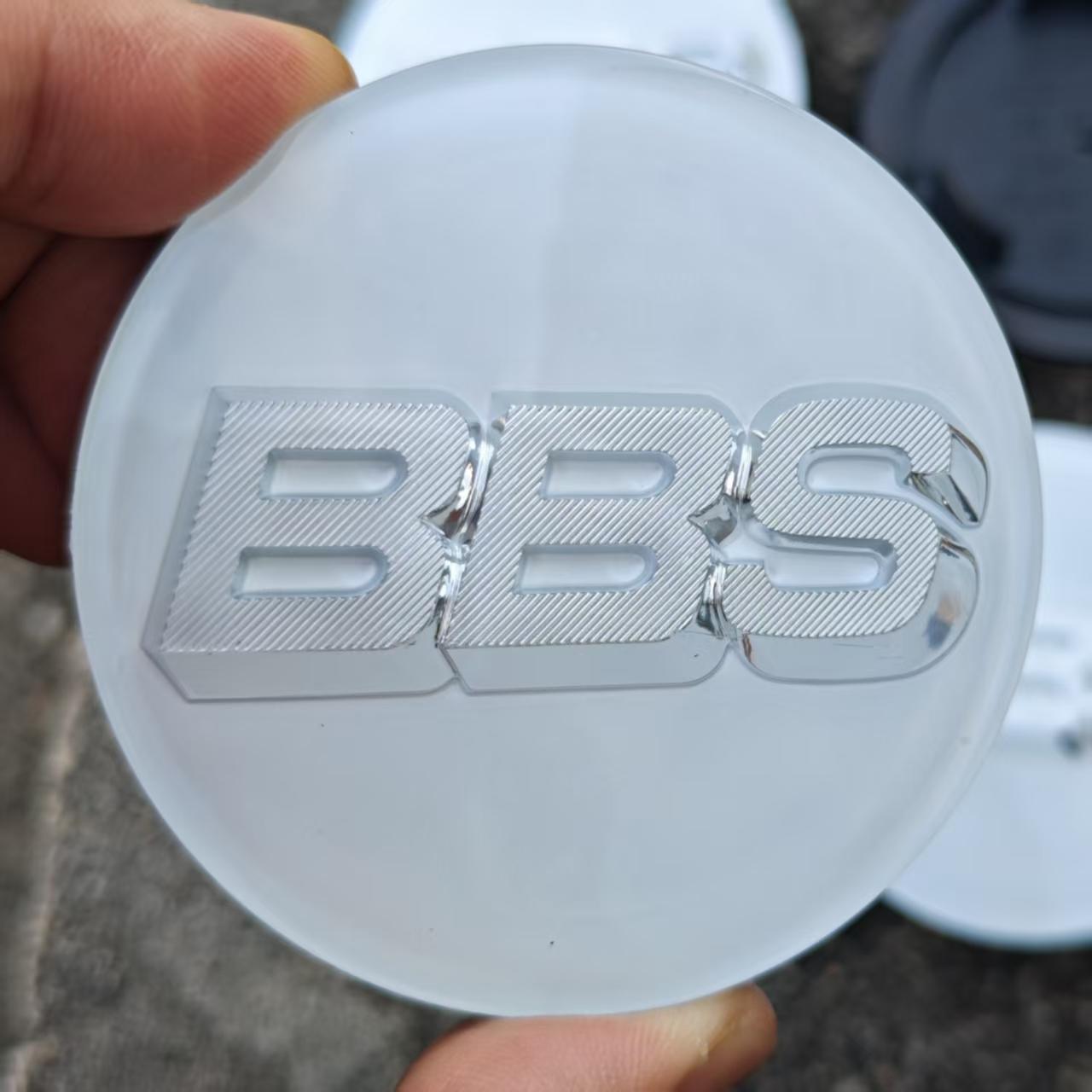 

9 colors 70mm high-quality acrylic set of 4 BBS modified Stickers For BBS wheel hub center cover logo 5624073 5624120 70mm&Only Stickers