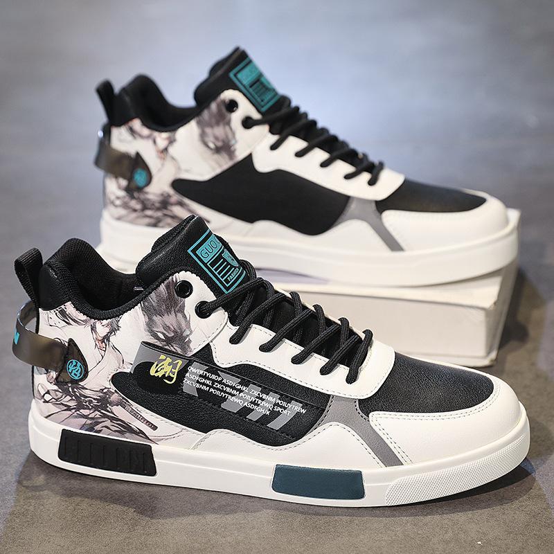 

Высокие ботинки мужские национальные tide зимние бархатные утолщенные теплые повседневные спортивные туфли подростковые большие хлопковые туфли большого размера для пап tide 38