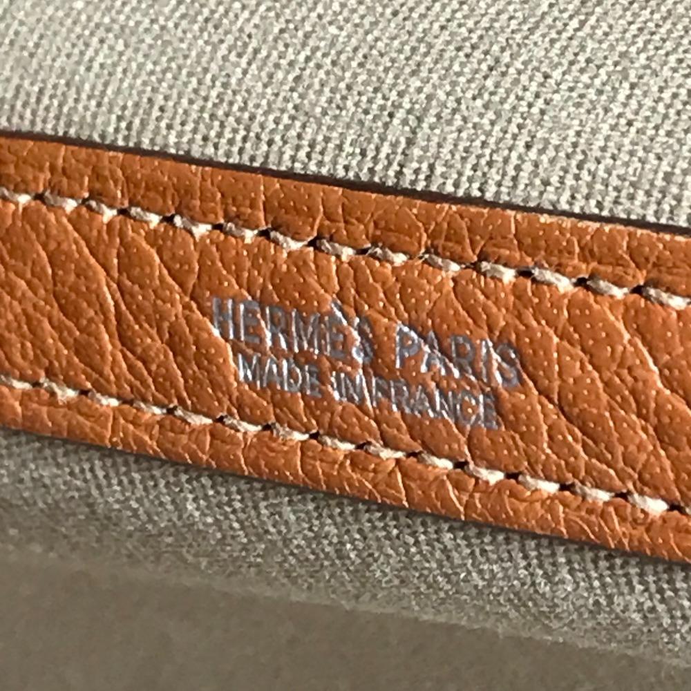 HERMES Garden Party 36 PM Hand Bag Shoulder Bag Tote Bag Negonda / Canvas Orange