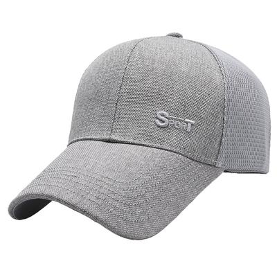 Sun UV CZA485 [White Fang] Hut, Kappe, Mesh, Hut, Schutz, Outdoor, Sommer, Sport, Stilvoll, Herren, (Hellgrau)