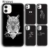 Krajews Abstract Line Lovers Smoking Hand Phone Case Cover For iPhone 17 Air 16 15 14 Plus 11 12 13 Pro Max Coque Fundas