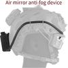 Tactical Cordless Airsoft Goggles Defogger Defogging Fan Anti-fog Pump for Safety Glasses with Rubber Seal Adjustable Wind Speed