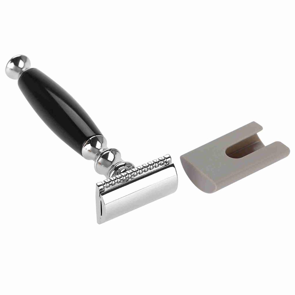 Stainless Steel Beard Shaping Template and Razor Mustache Shaving Set (Knife Head Cover)