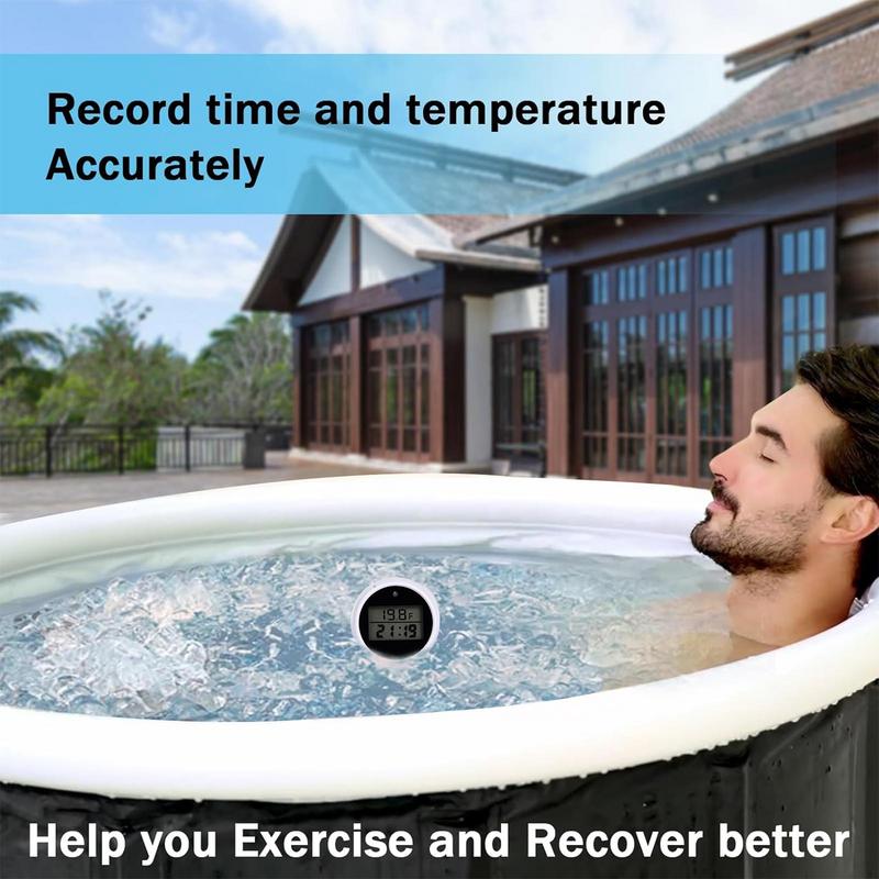 Ice Bath Thermometers Waterproof Floating Thermometers Bath Pool Thermometers Digital Water Thermometers Ice Bath Cold Plunge