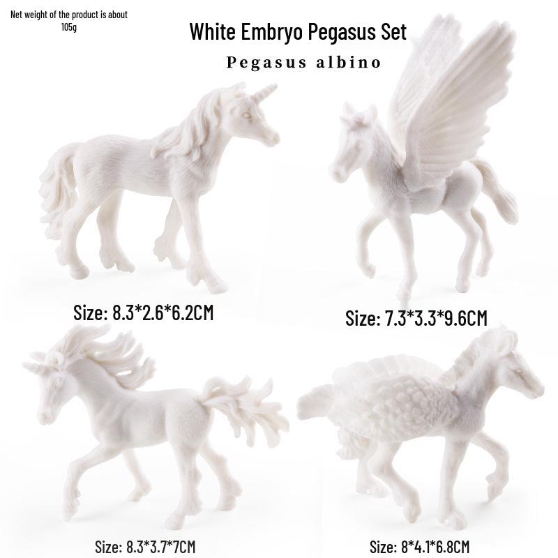 European Mythology Pegasus & Unicorn Model Toy Ornament