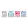 4pcs Nail Art Silicone Stamp Set Cute Bear Transfer Printing Tools Multifunctional French Nail Stamp