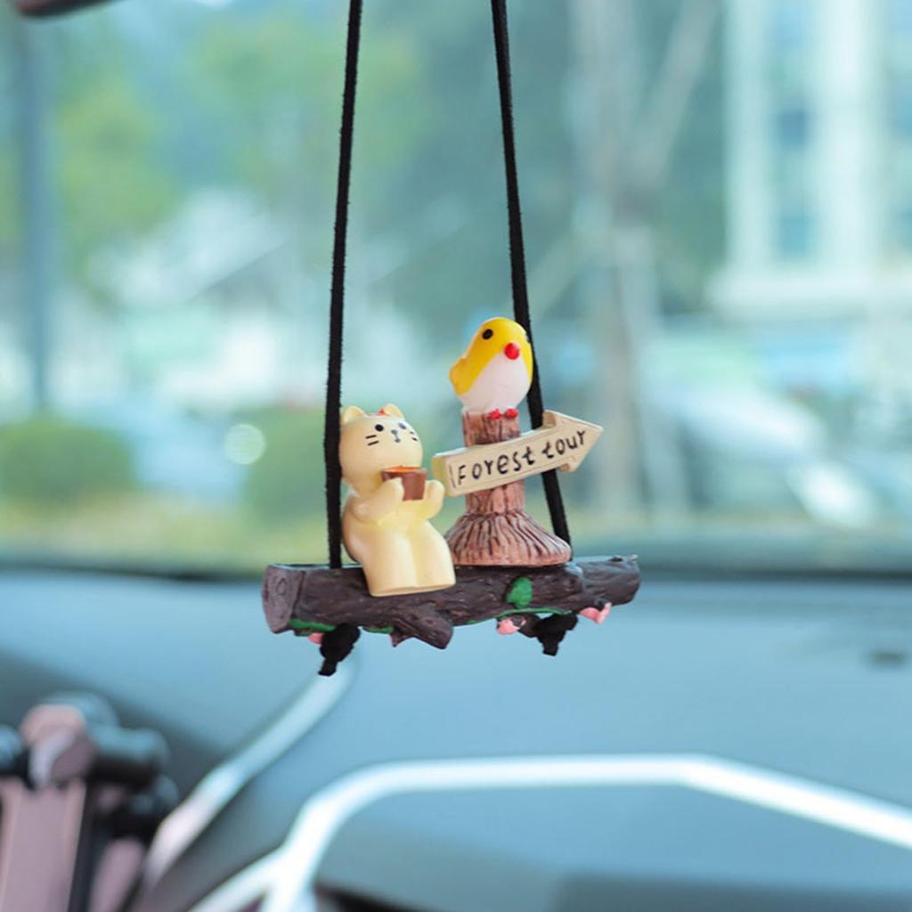 Cute Cat Car Decoration, Cute Cat Cartoon Design Car Decoration - Cat Car Ornament