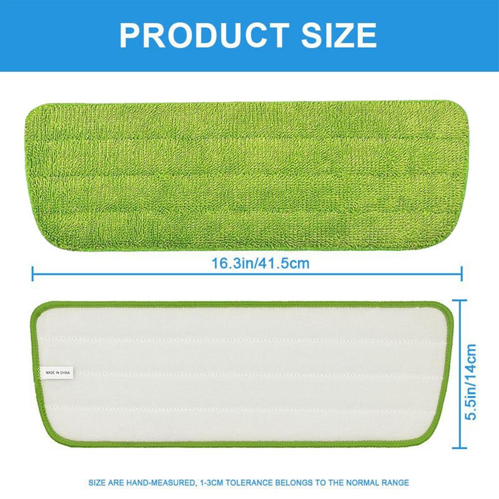 Mop Pads Reusable Microfiber Floor Wiper Cloth Reusable Mop Cloth Replacement For Hardwood Floor Apartment Dormitory Living Room