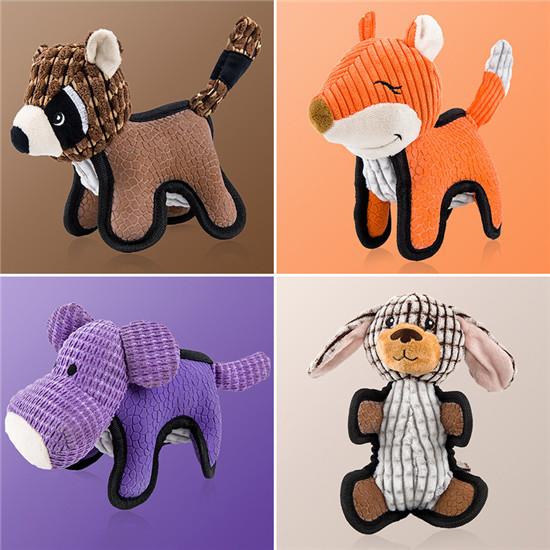 Buy Pet Voice Plush Toy Tooth Cleaning Odor Absorption Cartoon Cotton