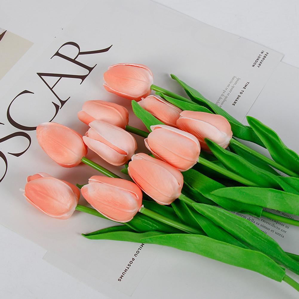 For Party For Home Home Decoration Artificial Tulips Home Wedding Length Cm 33 Low Maintenance Realistic Appearance