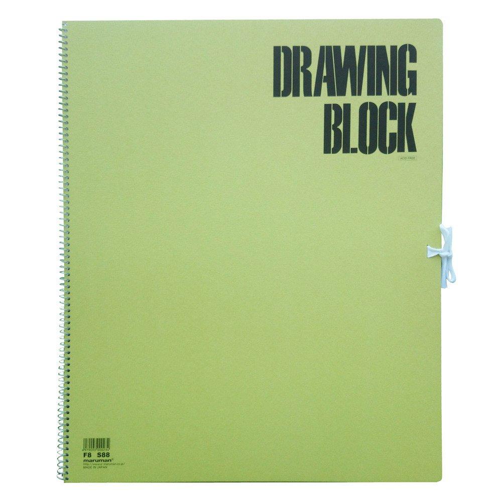 

Maruman Sketchbook Olive Series F8 Thick Drawing Paper 20 Sheets S88 білий