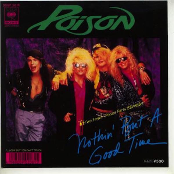 

7inch Record POISON - Nothin But A Good Time 05SP3016 CBS SONY 1988 Japan Rock Used