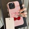 HOT Celoplošný Cherry Luxusní vzor liči Kožené Pouzdro na Telefon Pro Redmi A5 A3 A1 14C 13 12 12C 10 9 9A 9C 8 K60 Ultra Kryt