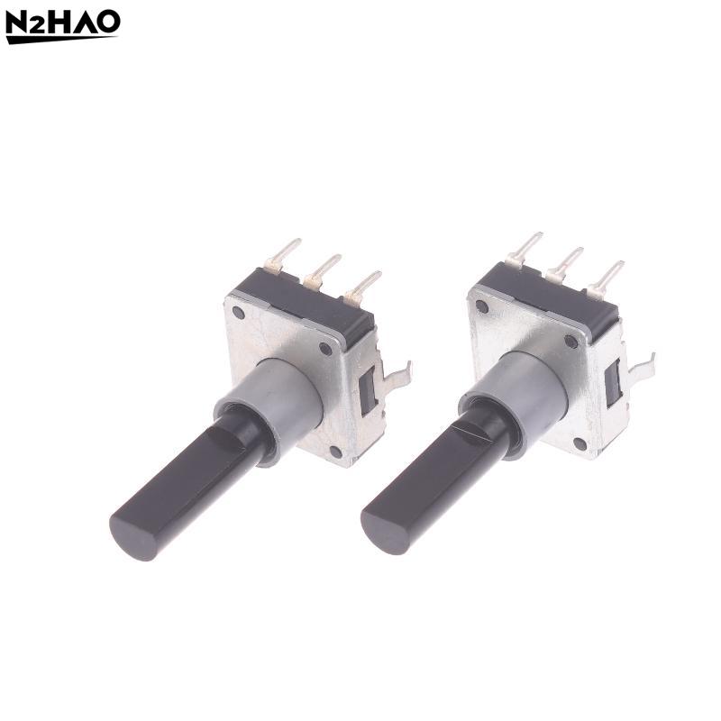 2Pcs Metal EC16 Rotary Encoder 12 Positioning 12 Pulse 25mm Shaft High Precision For Audio Equipment DIY Electronic Projects