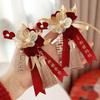 Complete Wedding Corsage Set for Groom, Bride, and Parents: Boutonniere and Brooch Collection for a Perfect Ceremony