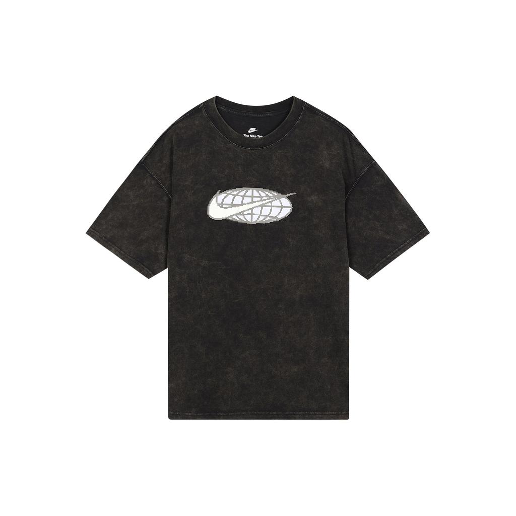 Nike Vintage Washed Casual Sports Round Neck Short Sleeve T-Shirt Men Tops Black FD1299-010