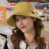 Hat Female Summer Versatile Internet Celebrity Bucket Hat Female Cute Cat Big Edge Sunshade Sunscreen Soft Girl Tide
