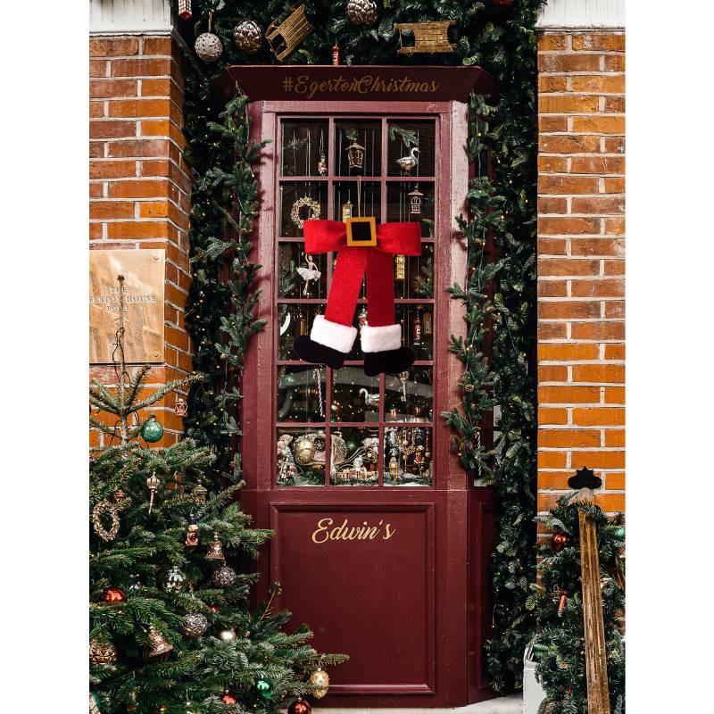 Bow Decoration Christmas Christmas Tree Topper Multi Use Gift Supplies Holiday
