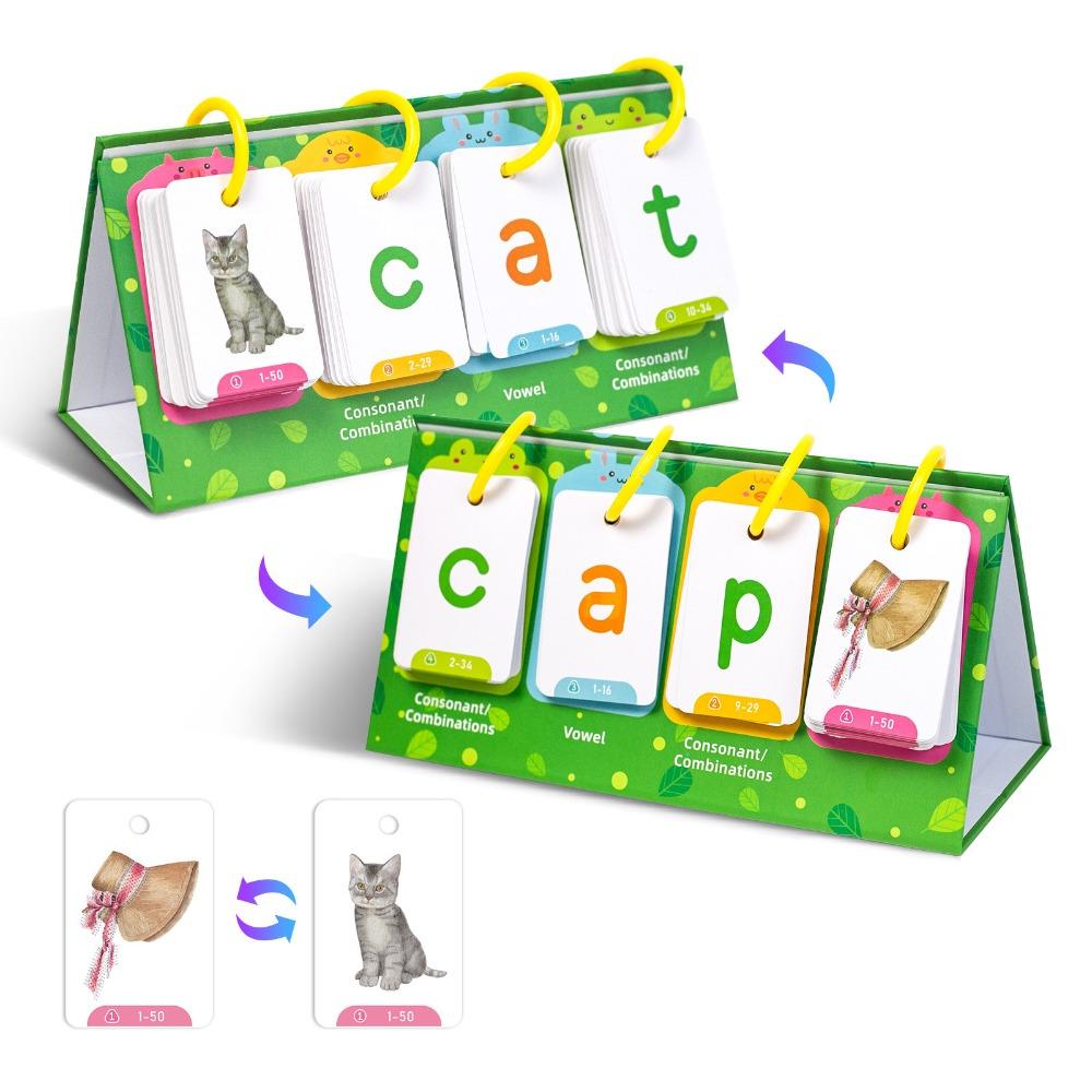 129 ABC Learning Cards Visual Vocabulary Flashcards Words Flashcards Parent-child Interaction