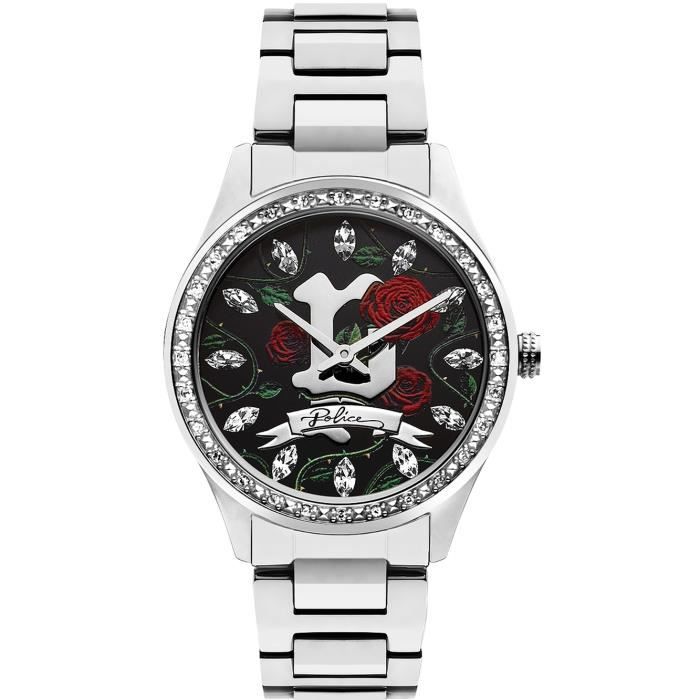Montre femme - Police - PEWLG2109902 - Cuir et acier inoxydable - 36MM - Quartz