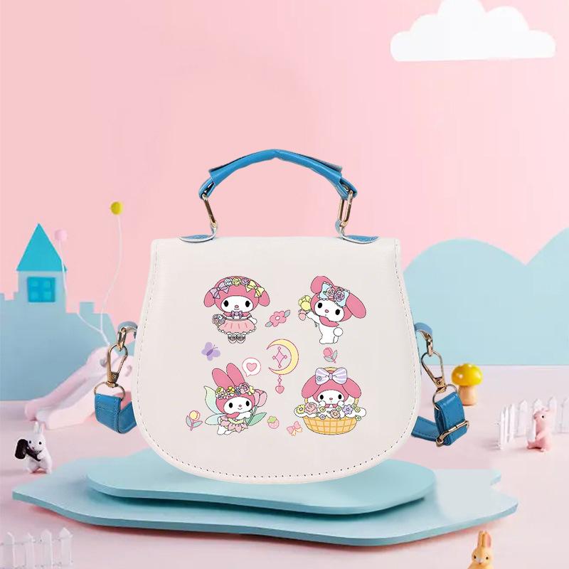 Korean Version of Trendy Cartoon Printing Cute High-value Student Shoulder Bag Women's Portable Handbag