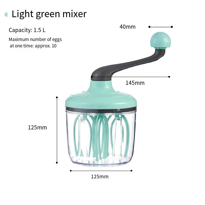 

Мини-взбивалка для крема, ручная бытовая взбивалка для торта, яичный шейкер, полуавтоматическая маленькая взбивалка для яиц, кухонный артефакт