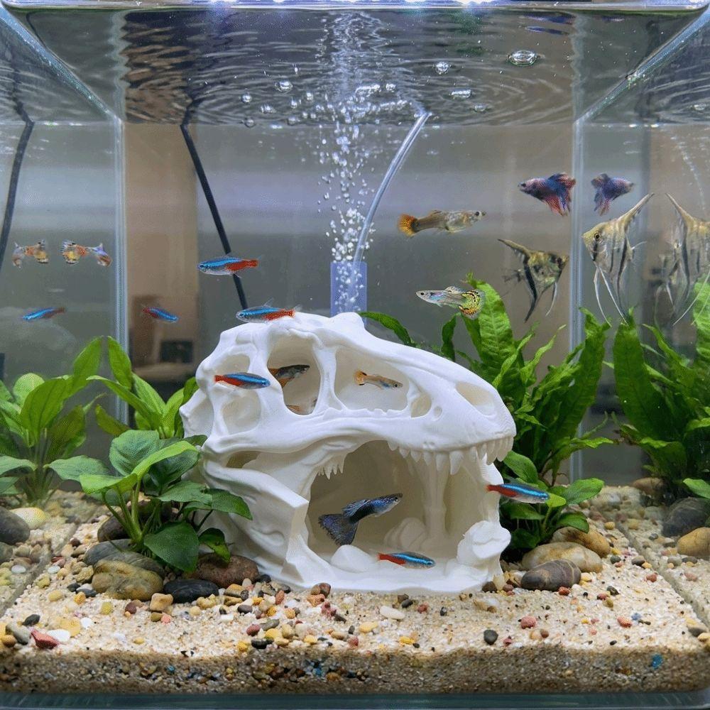 Realistic Reptile Hideout Lifelike Reptile Cave Fish Hollow Shelter Home Decoration