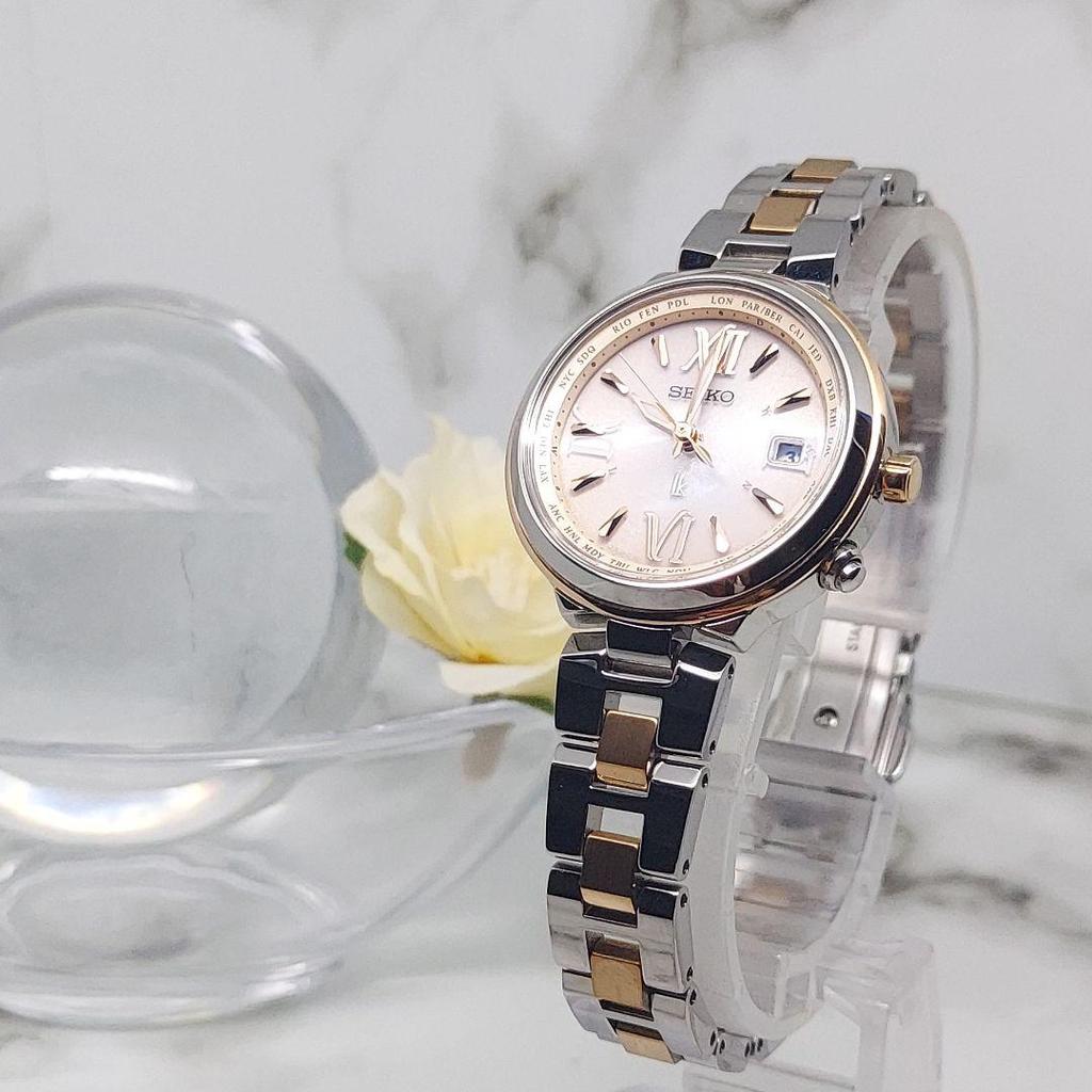 [USED] SEIKO Seiko Lukia lk Ladies' Radio Solar Date