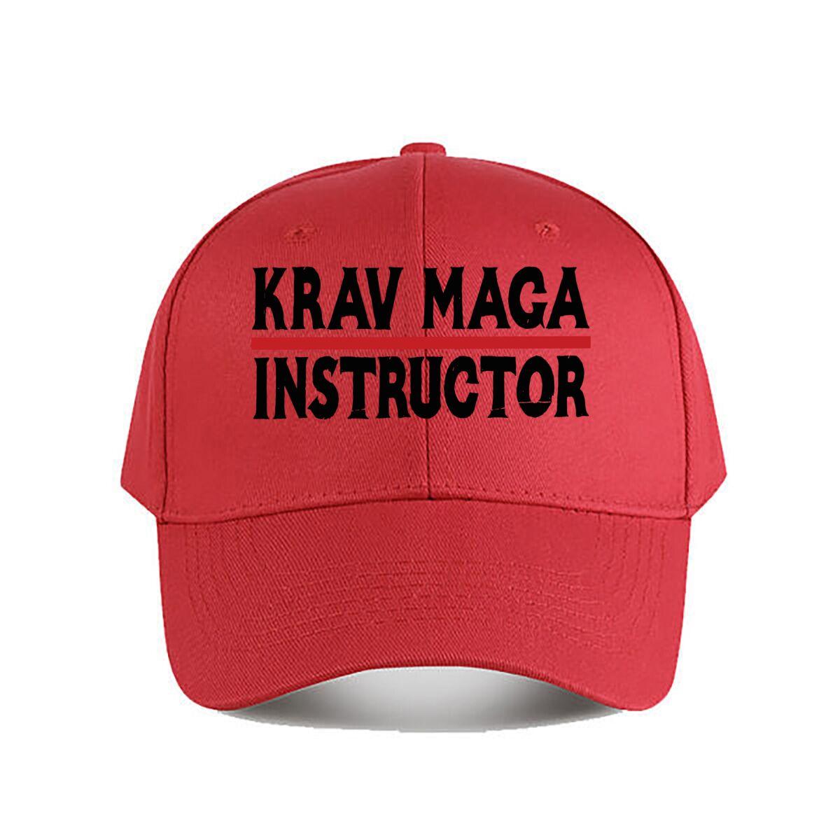 Krav Maga Instructor Martial Arts - Themed, Self - Defense Art Baseball Cap One Size