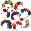 Elegant Simulated Flower Shape Headbands Skull Hair Hoop Headbands for Women Girls Wedding Party Supplies