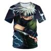 New Naruto Cartoon Character 3D Digital Printed Men's Cartoon T-shirt