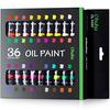 Ohuhu Oil Paint Set, 36 Colors, Oil Paints, Painting Supplies, Beginners, Adults, Boys, Girls, 12ml