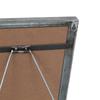 Dulton Galvanized Frame Stand A4 Sturdy and Sturdy Galvanized Frame Picture Frame Photo Stand Poster Frame Vertical 365 X 270 X 20mm RN-0400-A4